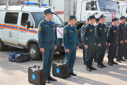 Сводный отряд ГУ МЧС России по Нижегородской области выдвинулся в Дивеево