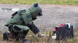 Арзамасские полицейские изъяли для уничтожения корпус минометной мины