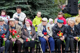Арзамасцы встретили 72-ю годовщину Победы в Великой Отечественной войне