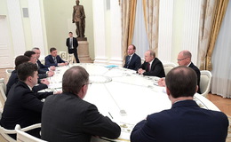 Глеб Никитин на встрече с президентом РФ
